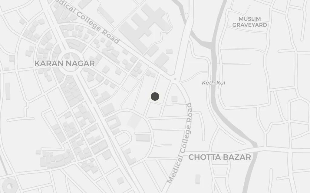 Map of The Kashmir Valley today