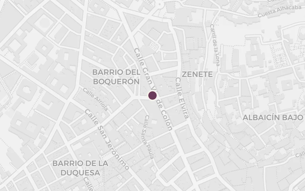 Map of Benengeli, Andalusia today