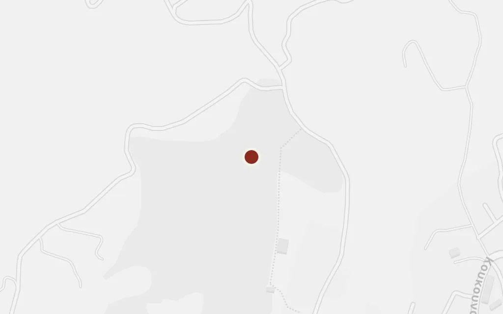 Map of The hills and fields today