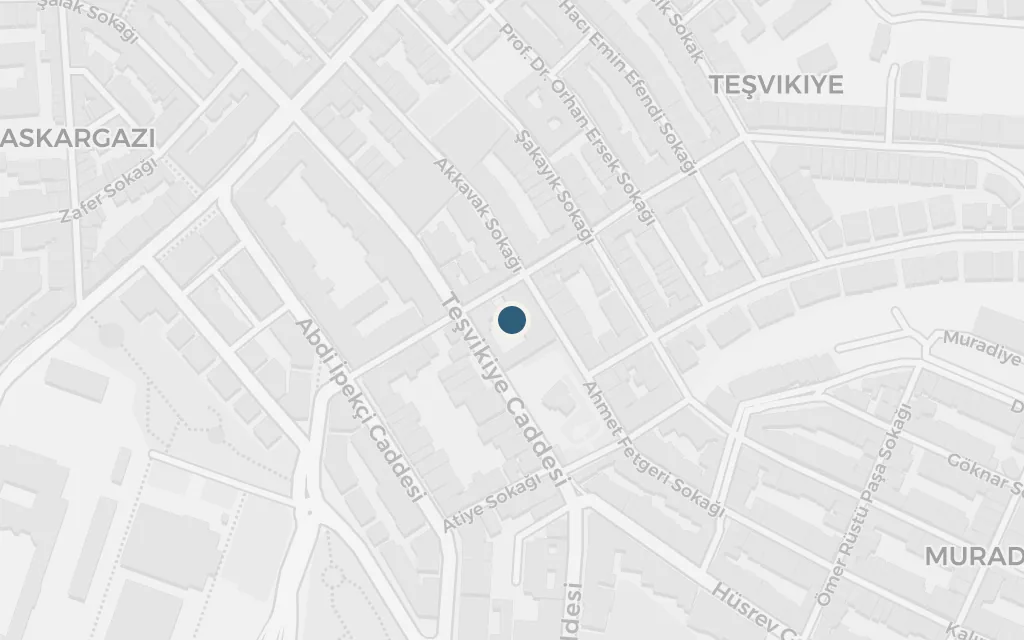 Map of The Merhamet Apartments today