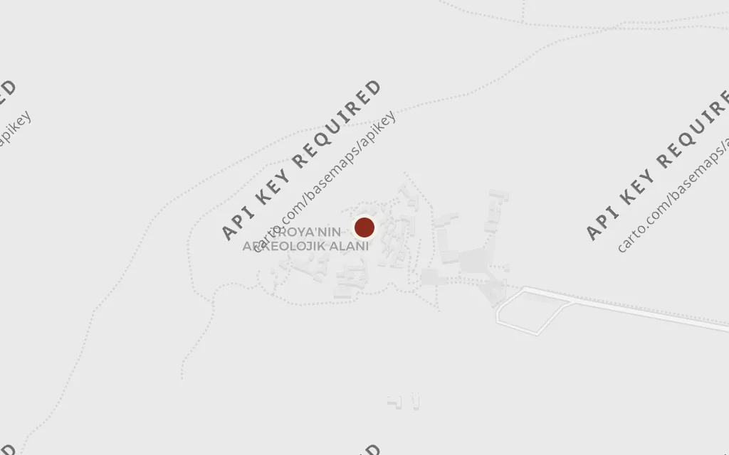 Map of Troy (Hisarlik), where the war ended today