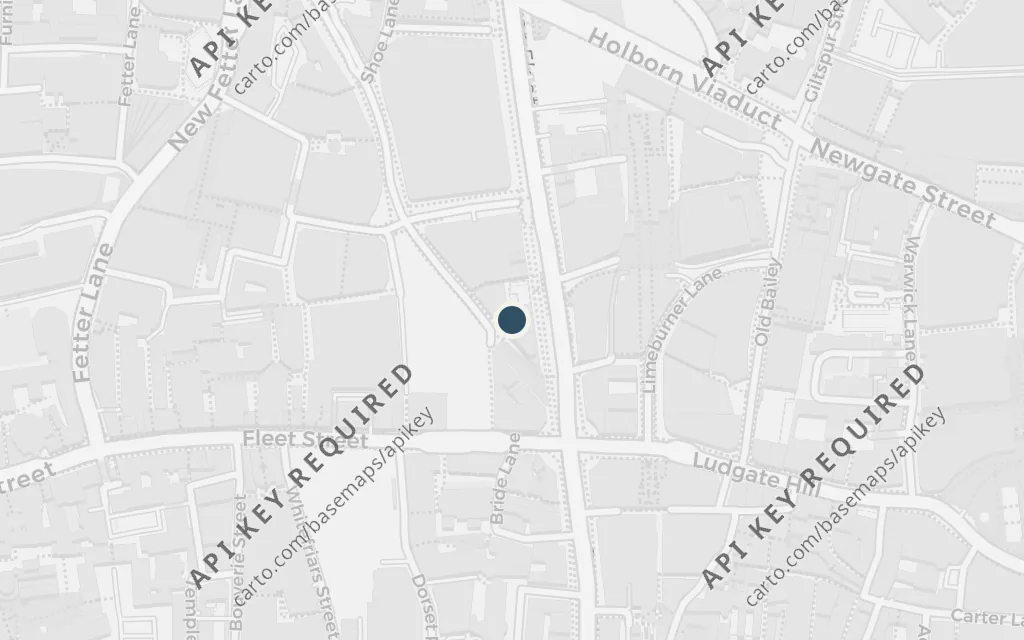 Map of The Fleet Prison today