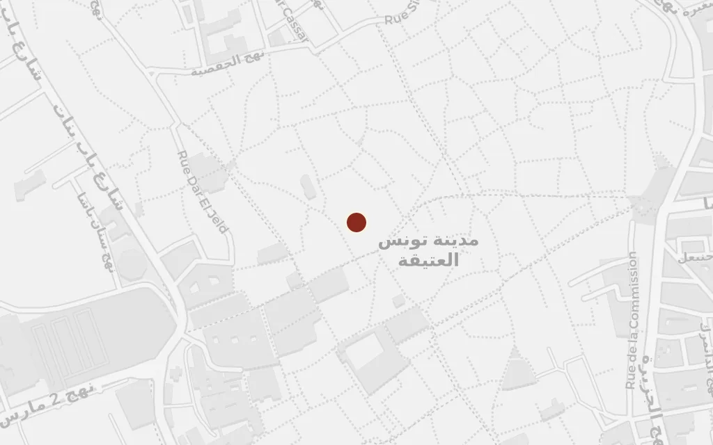 Map of The medina (the Arab city) today