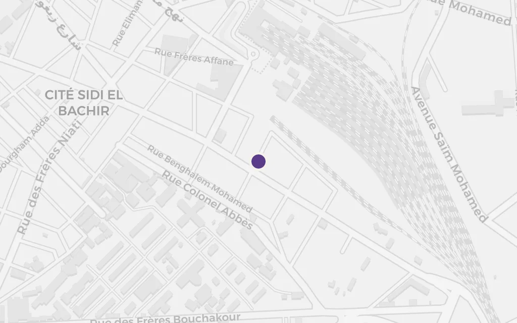 Map of The cathedral (Paneloux's sermons) today