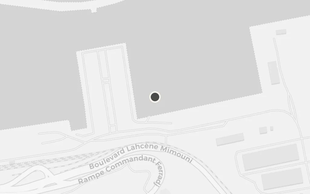 Map of The harbour and the sea today