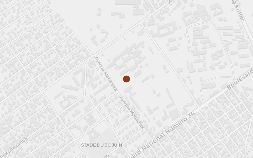 Map of Kikwit today