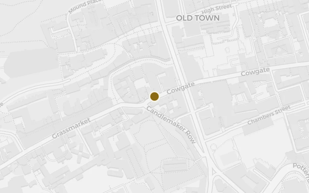 Map of The Old Town (the walk) today