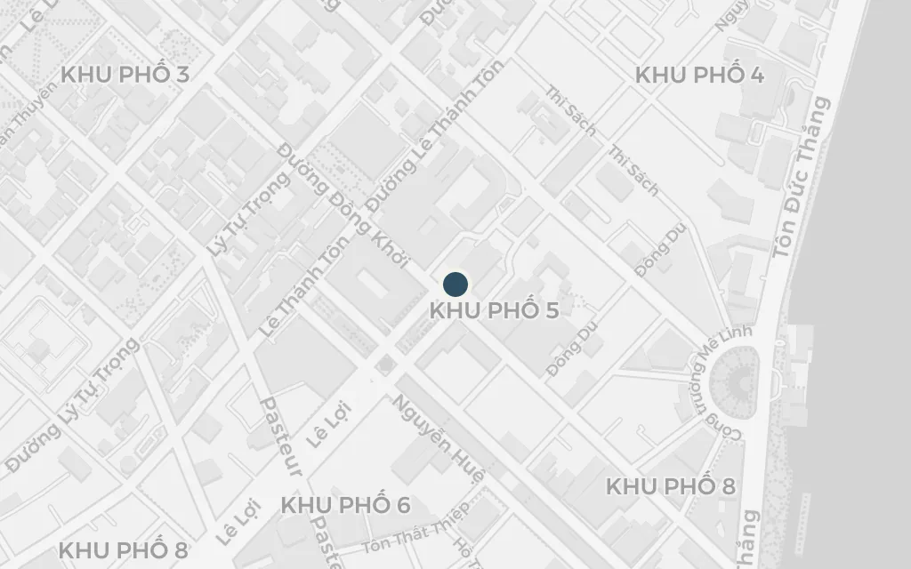 Map of The square by the opera house today