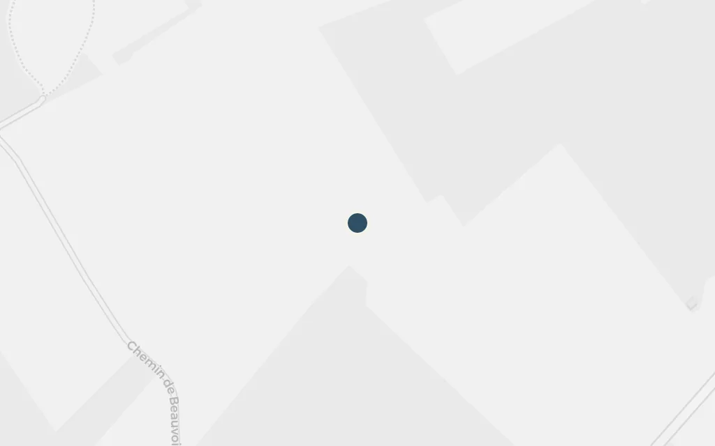Map of The church at Verrières today