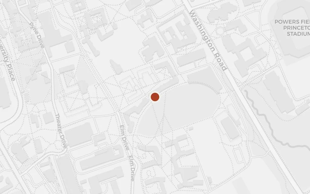 Map of Princeton University today