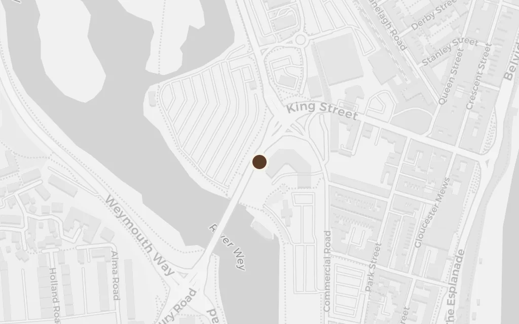 Map of Weymouth pier today