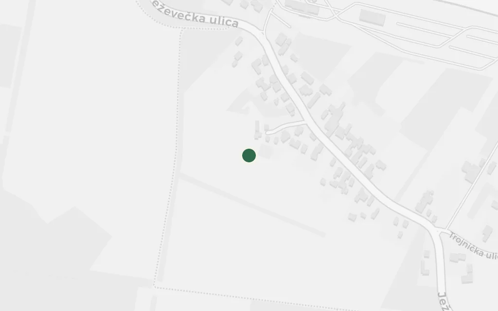 Map of The town square and church today