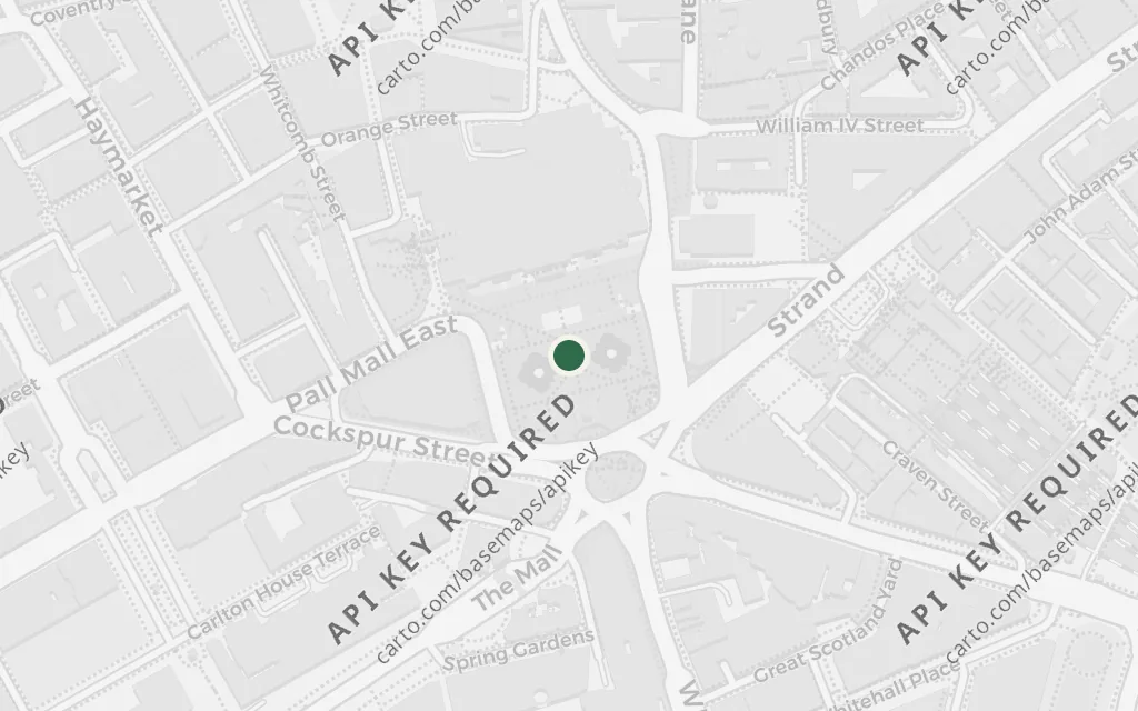 Map of Central London, the streets Gibreel walks today