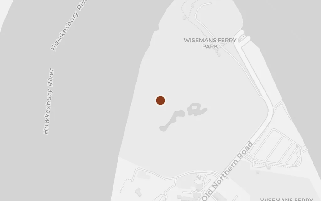 Map of Wisemans Ferry today