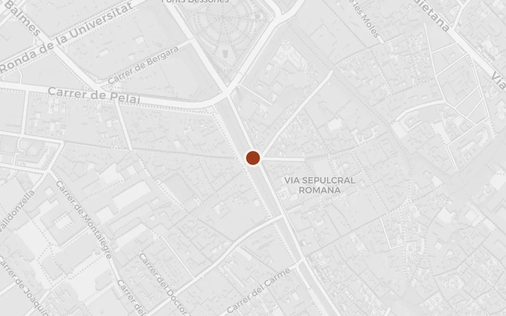 Map of Els Quatre Gats today