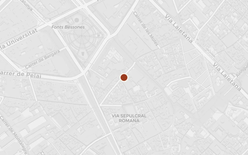 Map of Sempere & Sons, Carrer de Santa Anna today