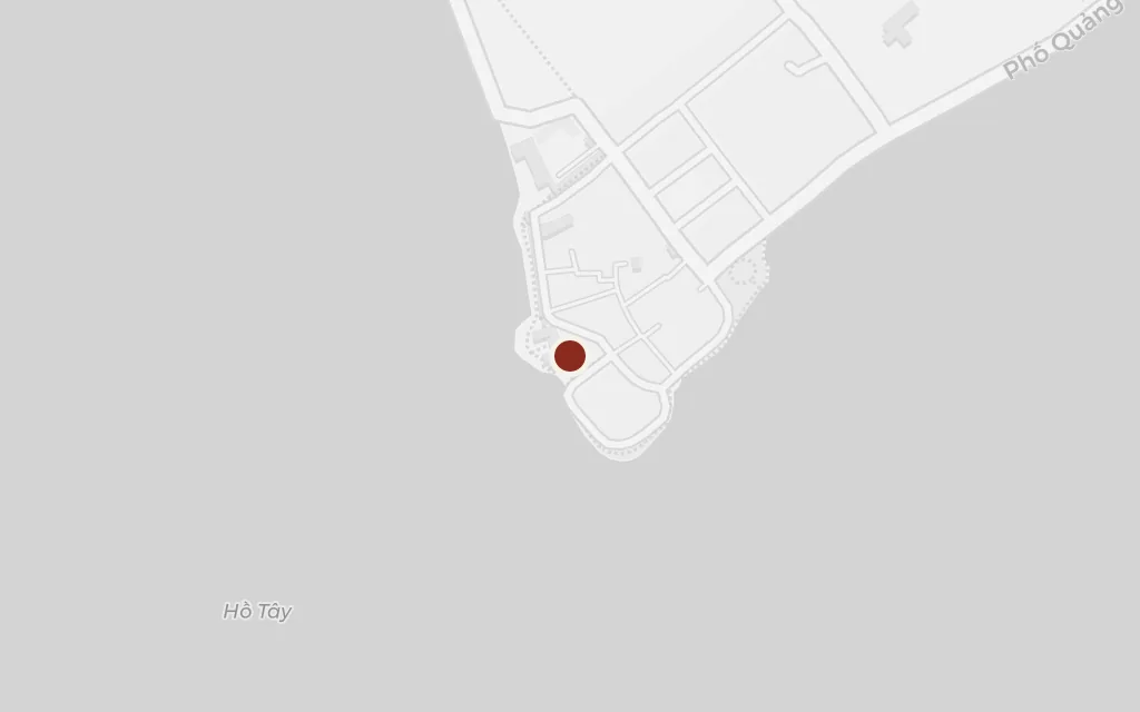 Map of West Lake and the Hanoi of youth today