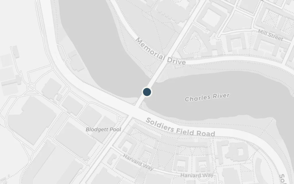 Map of The Charles River today