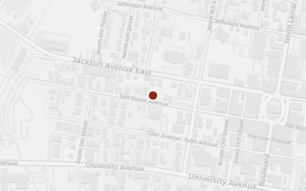 Map of The Compson place today