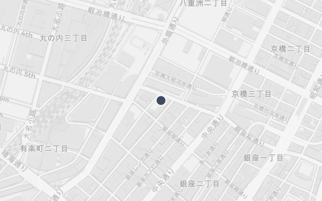 Map of Shingo's office, Marunouchi today