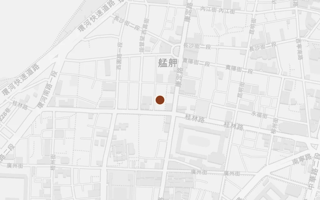 Map of The family bicycle shop today