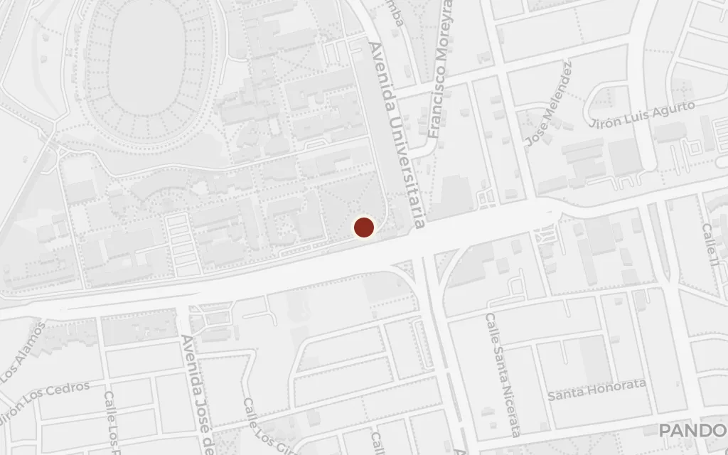 Map of Lima (the university) today