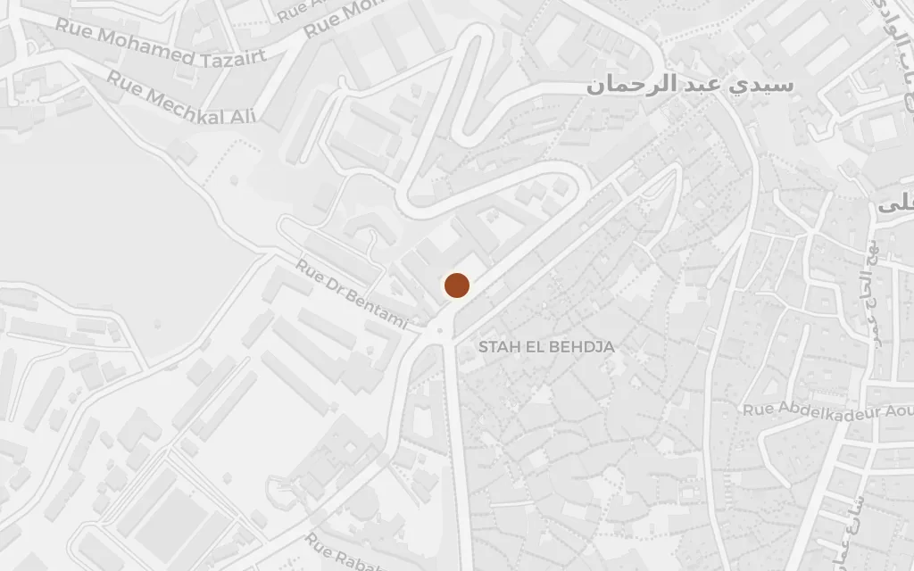 Map of Barberousse prison today