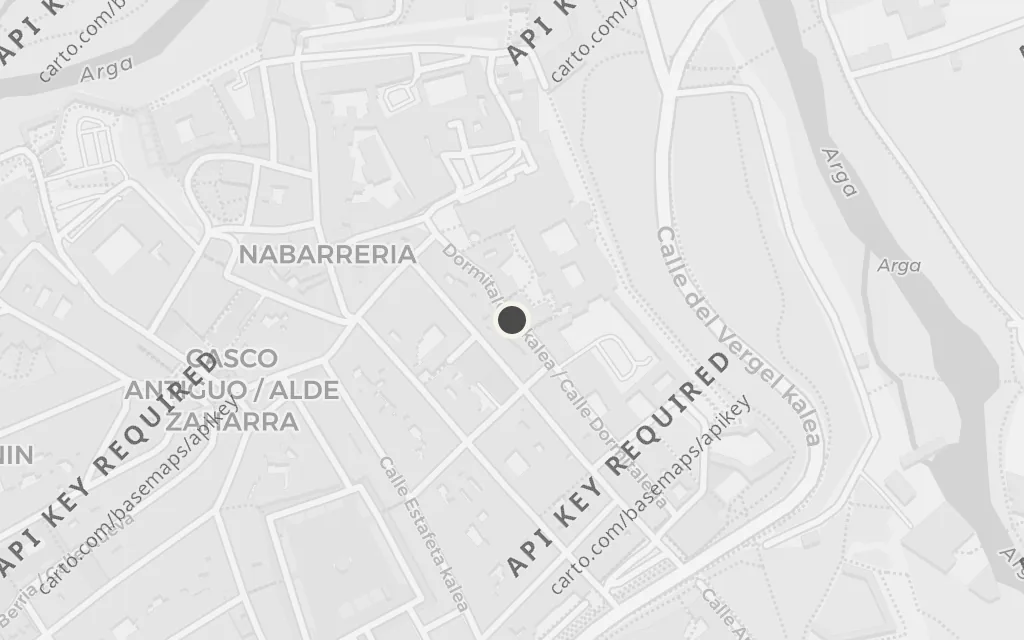 Map of Calle Estafeta, the running of the bulls today