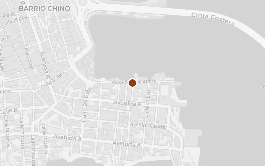 Map of Palacio de las Garzas, the presidential palace today