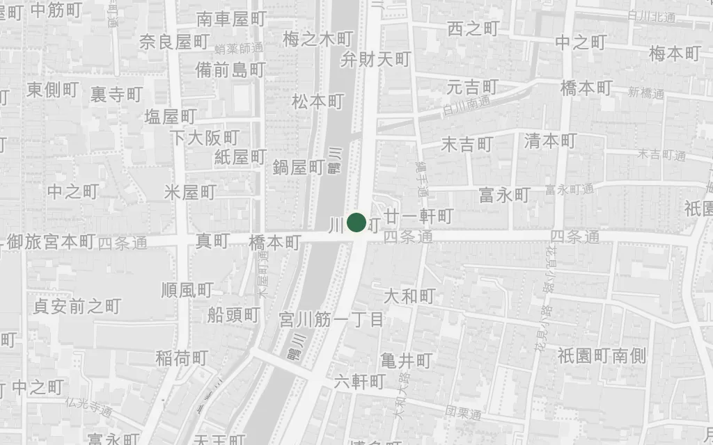 Map of Kyoto (the Superior's world) today