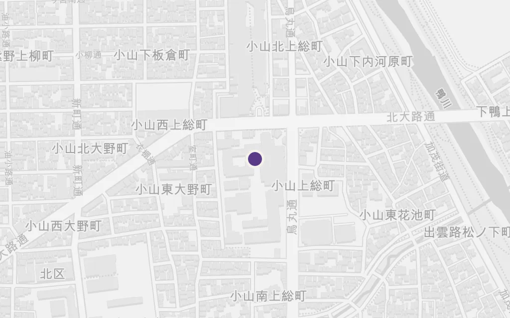 Map of Otani University today