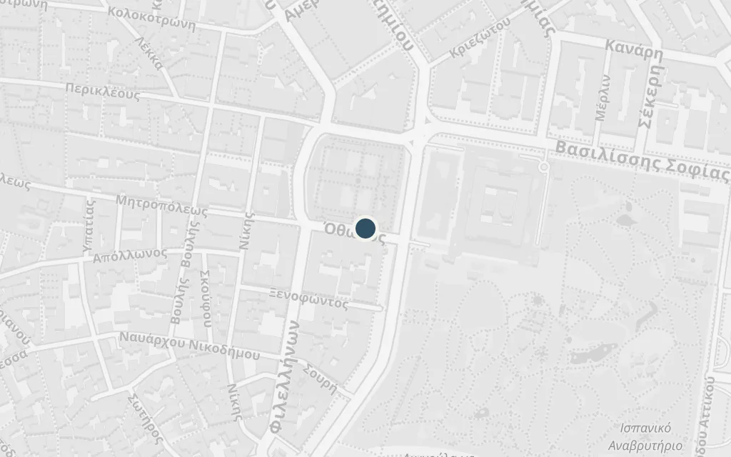 Map of Civil War Athens (Syntagma) today
