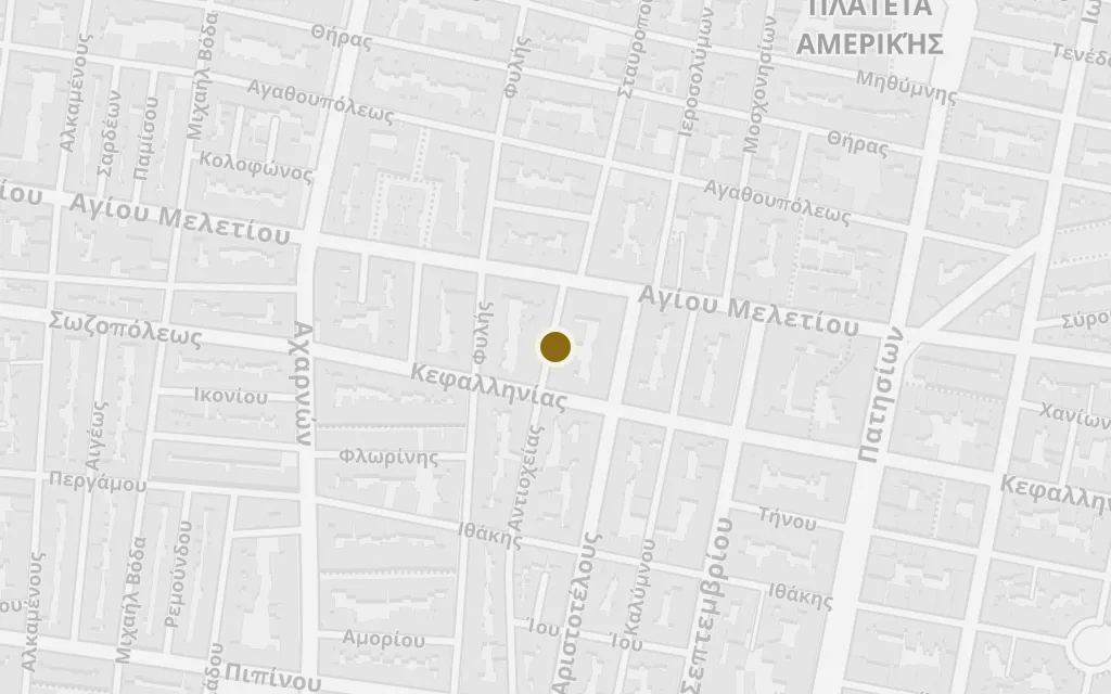 Map of Ekavi's household (Patissia) today