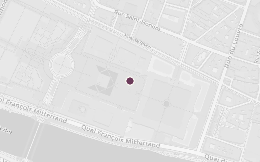 Map of The Louvre today