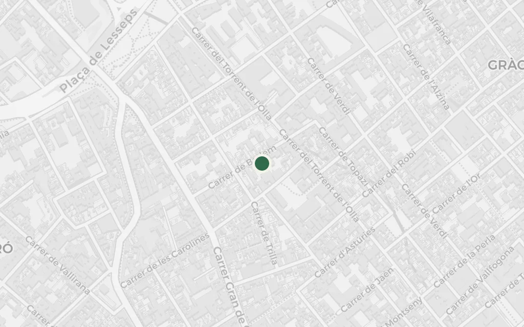 Map of The shop (Antoni) today