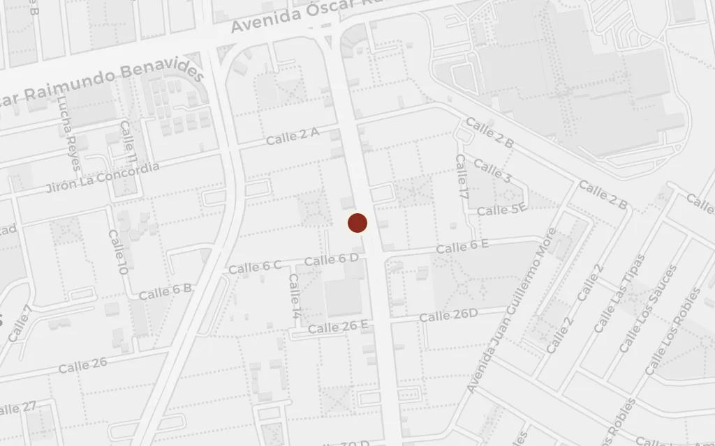 Map of Bellavista, Callao today