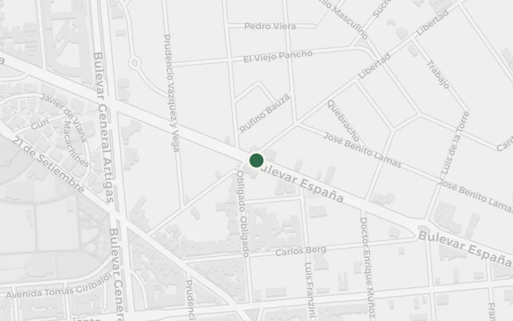 Map of The Rambla today