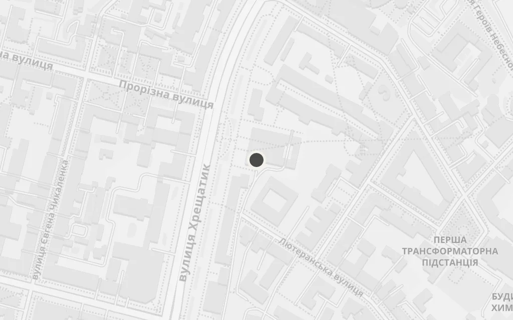 Map of The City centre (Kreshchatik) today