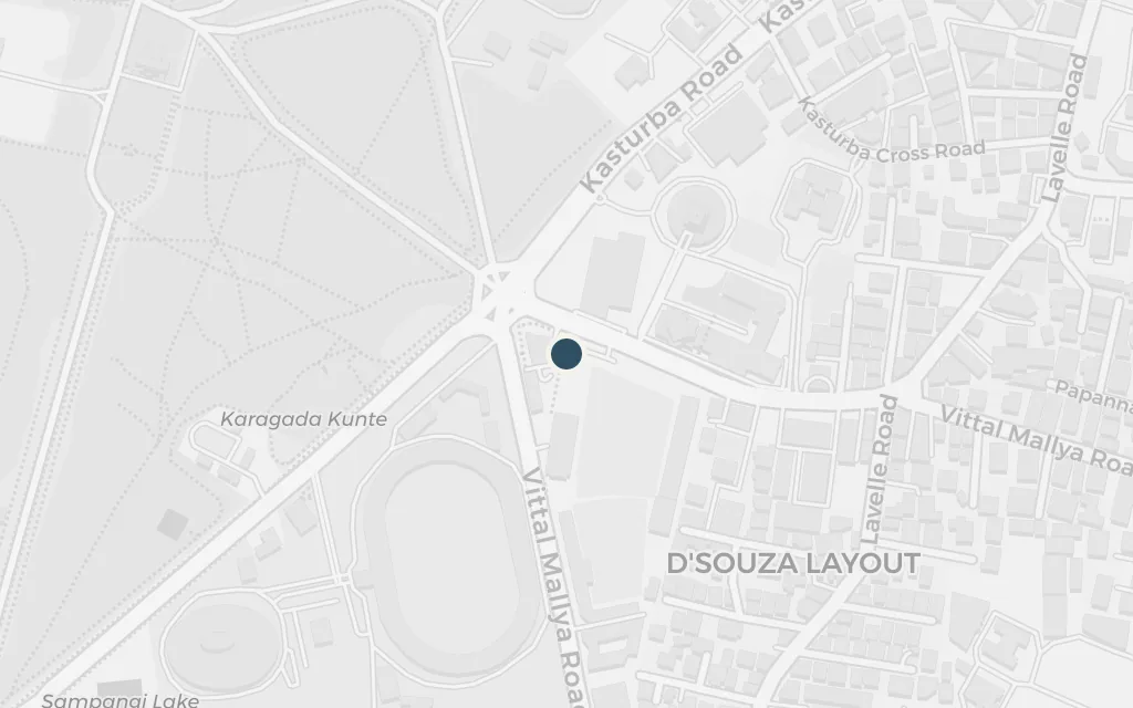 Map of Bangalore, the new master today