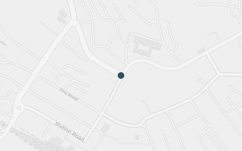 Map of The coal town of Dhanbad today