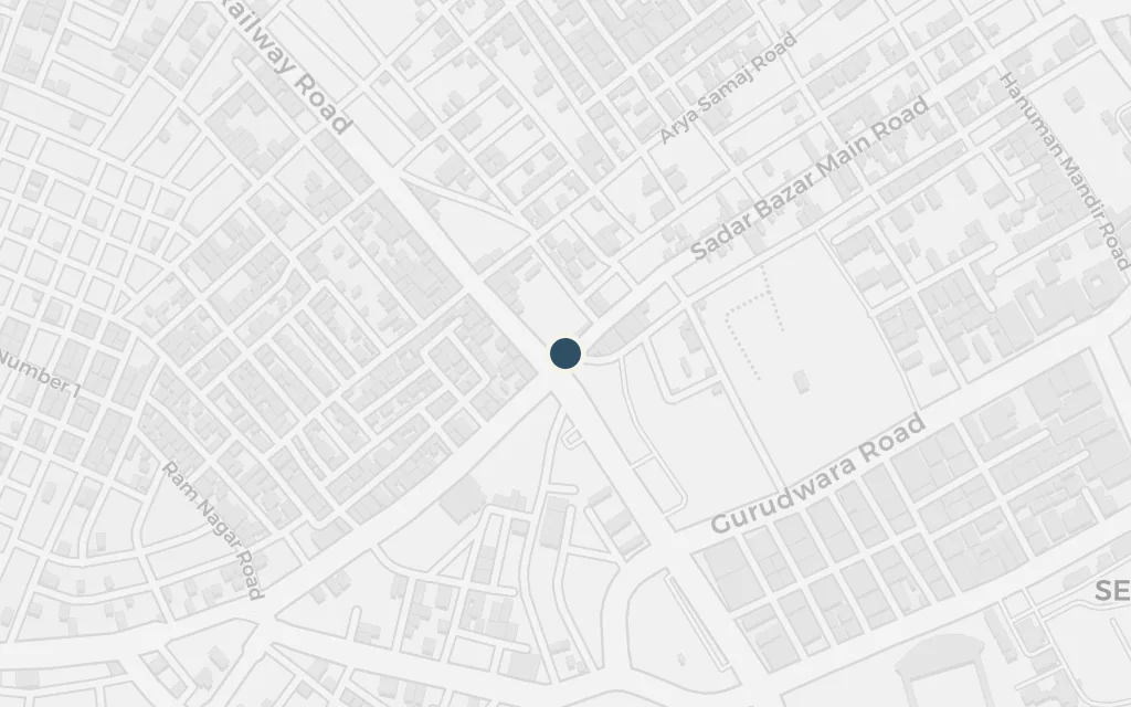 Map of The master's world, Gurgaon today