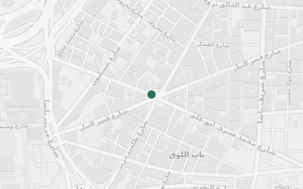 Map of Talaat Harb Square today