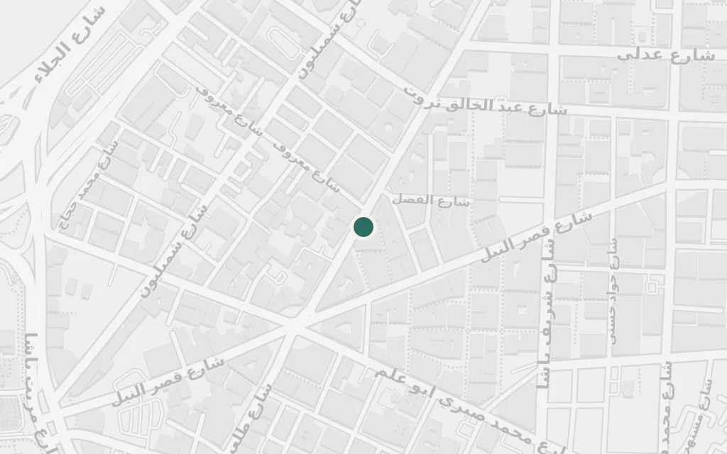 Map of Talaat Harb Street today