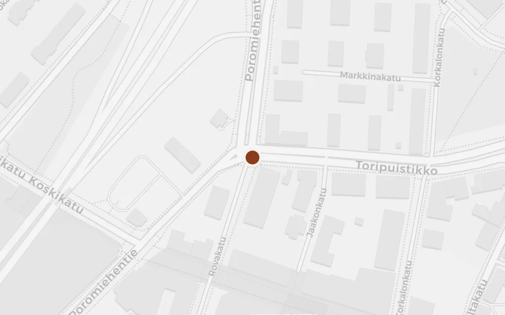 Map of Rovaniemi, Lapland today