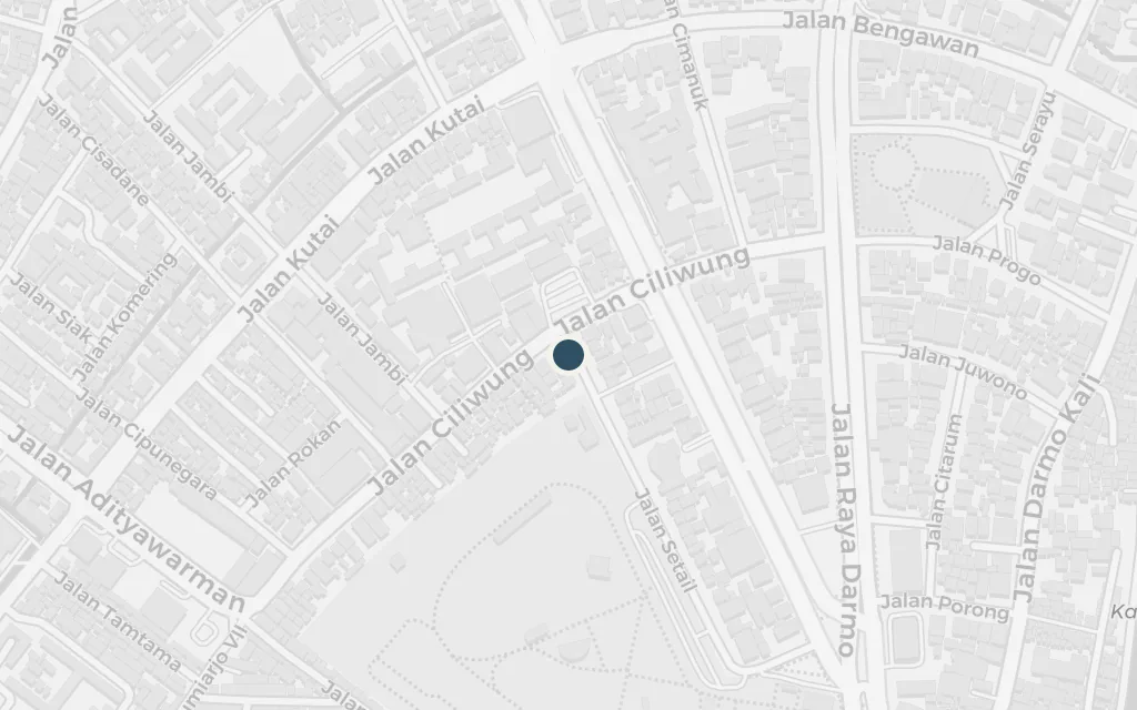 Map of Wonokromo today