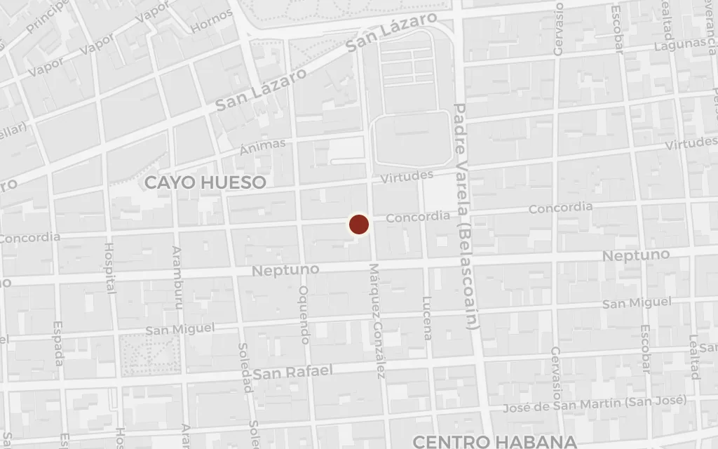 Map of La Estrella's club today