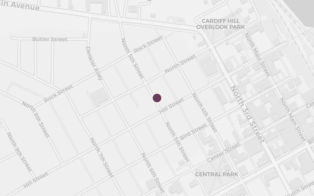 Map of The schoolhouse today