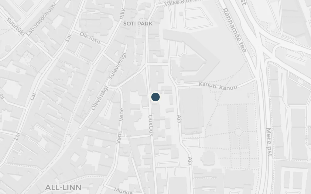 Map of Tallinn (Indrek's schooling) today