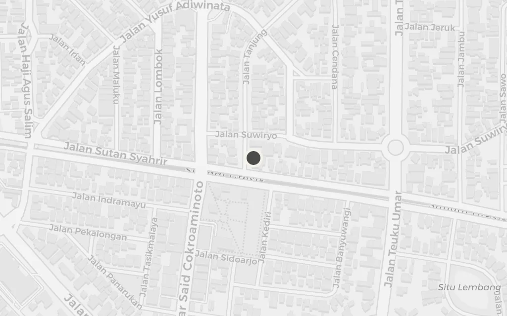 Map of Menteng (the elite) today