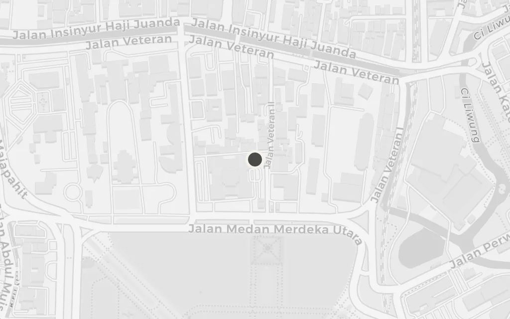 Map of Merdeka Square (the politics) today